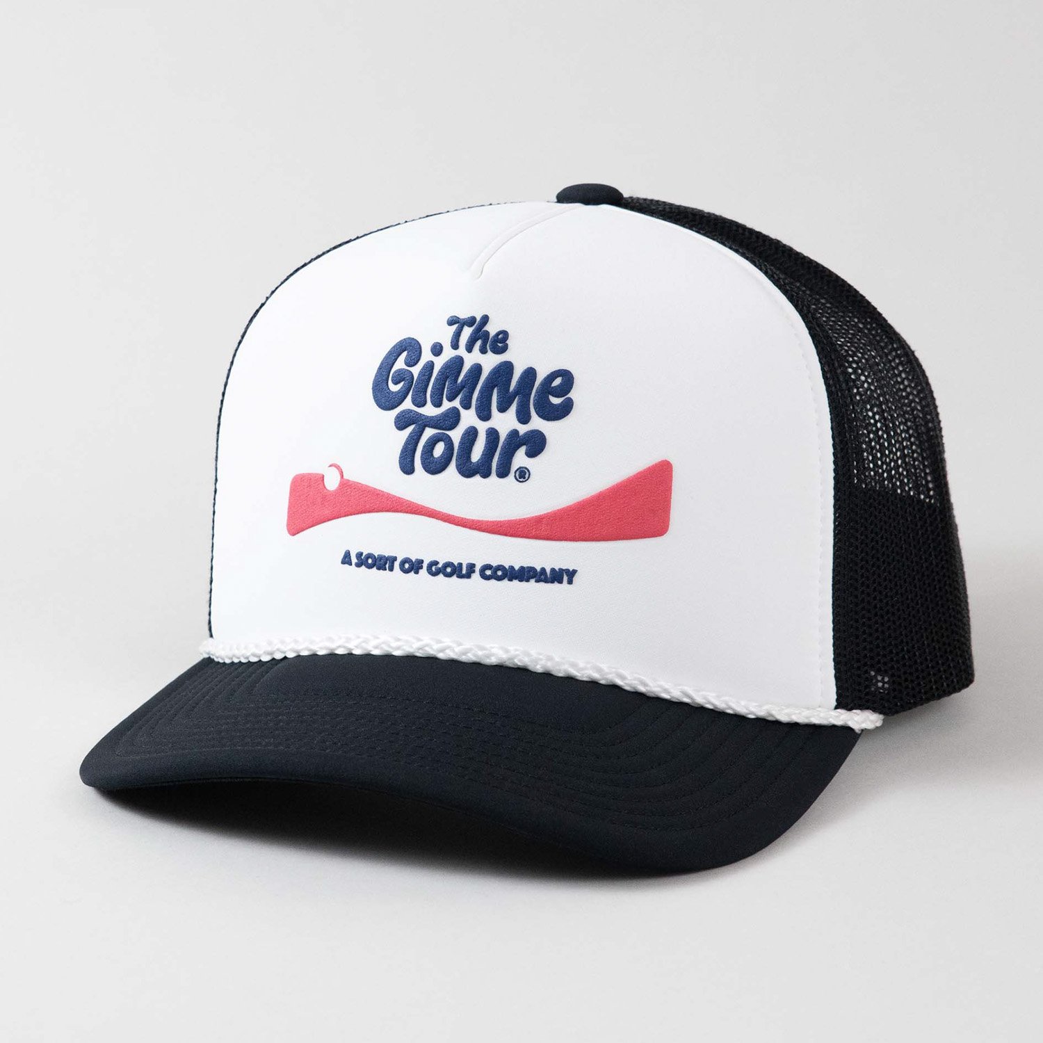 Coke Flakes Trucker Svart Vit The Gimme Tour Coke Flakes Trucker Svart Vit The Gimme Tour