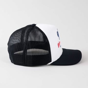 Coke Flakes Trucker Svart Vit The Gimme Tour