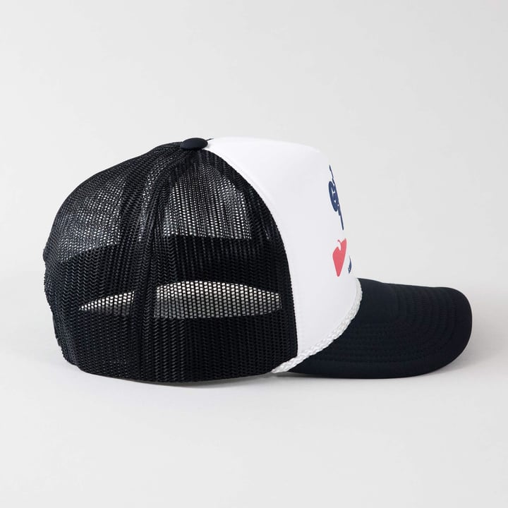 Coke Flakes Trucker Svart Vit The Gimme Tour