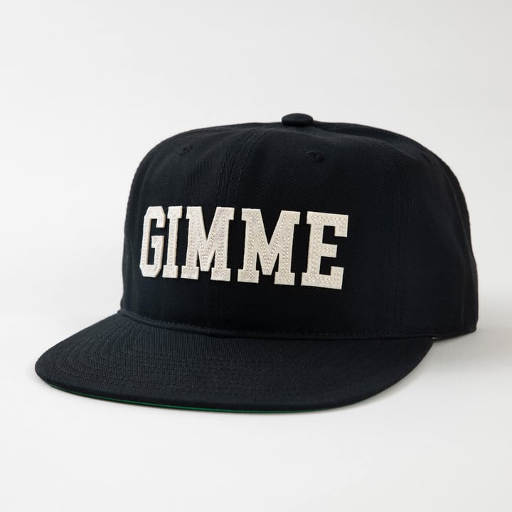 Cap Felt Vintage Fit Svart The Gimme Tour