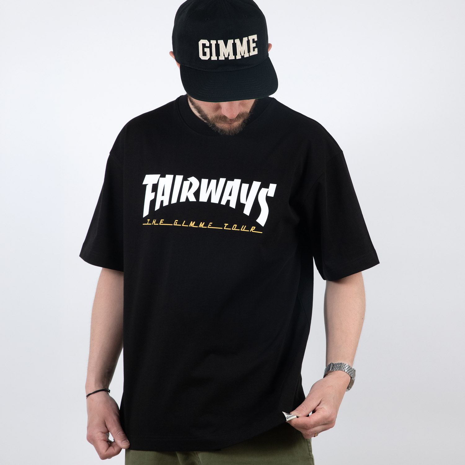 T-Shirt Fairways Schwarz