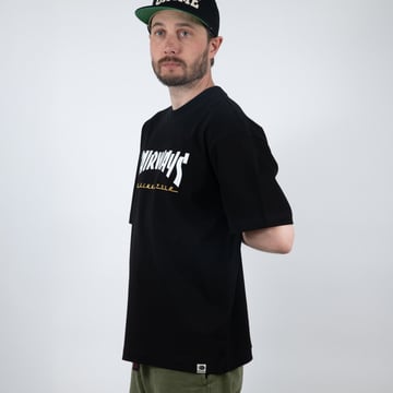 T-Shirt Fairways Svart The Gimme Tour