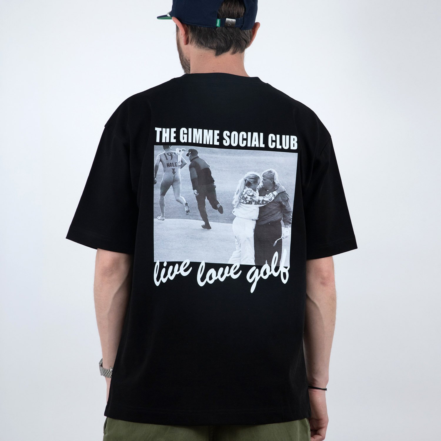 T-Shirt The Open Svart The Gimme Tour