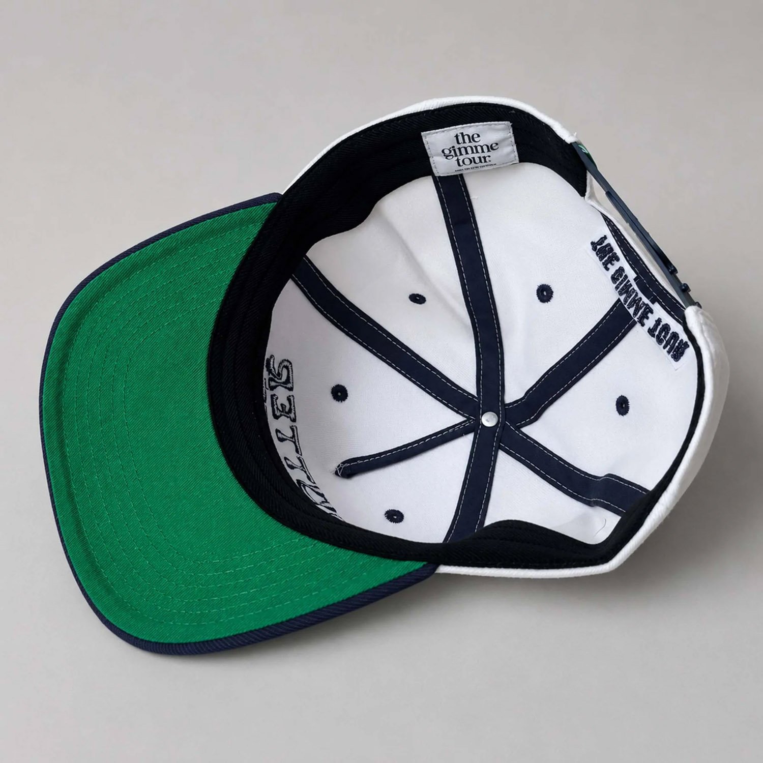 Cap Butter Knife Snapback Hvit The Gimme Tour Cap Butter Knife Snapback Hvit The Gimme Tour