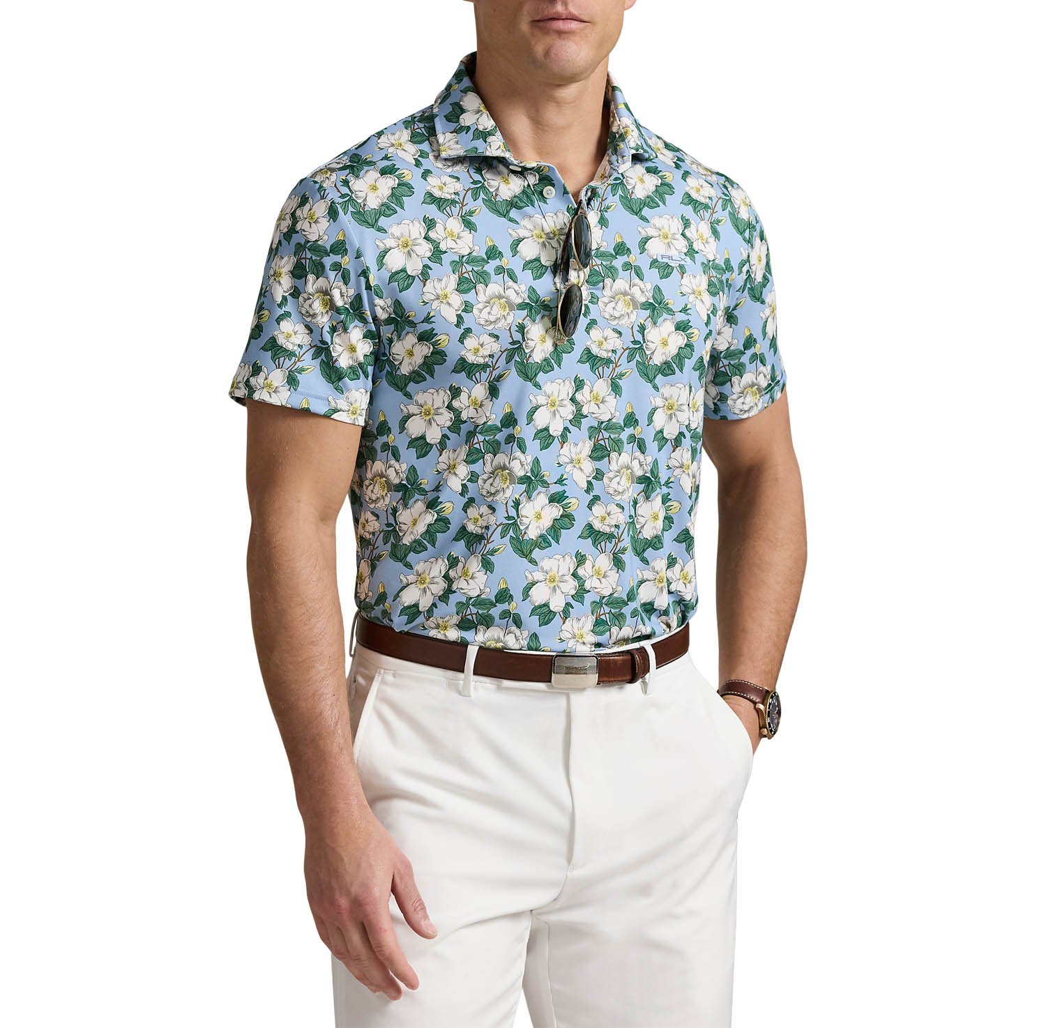 Knit-Polo LT WT Airflow AOP Ralph Lauren