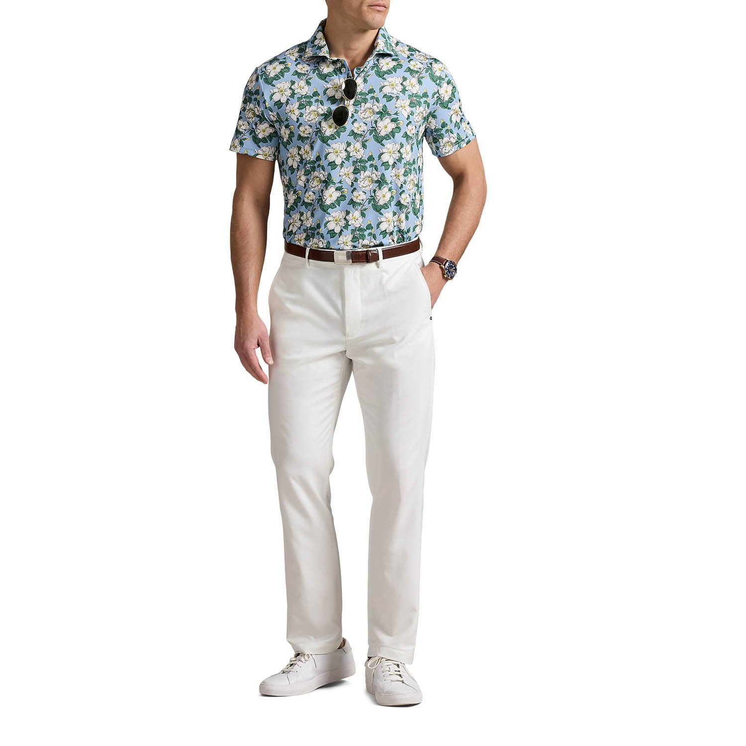 Knit-Polo LT WT Airflow AOP Ralph Lauren