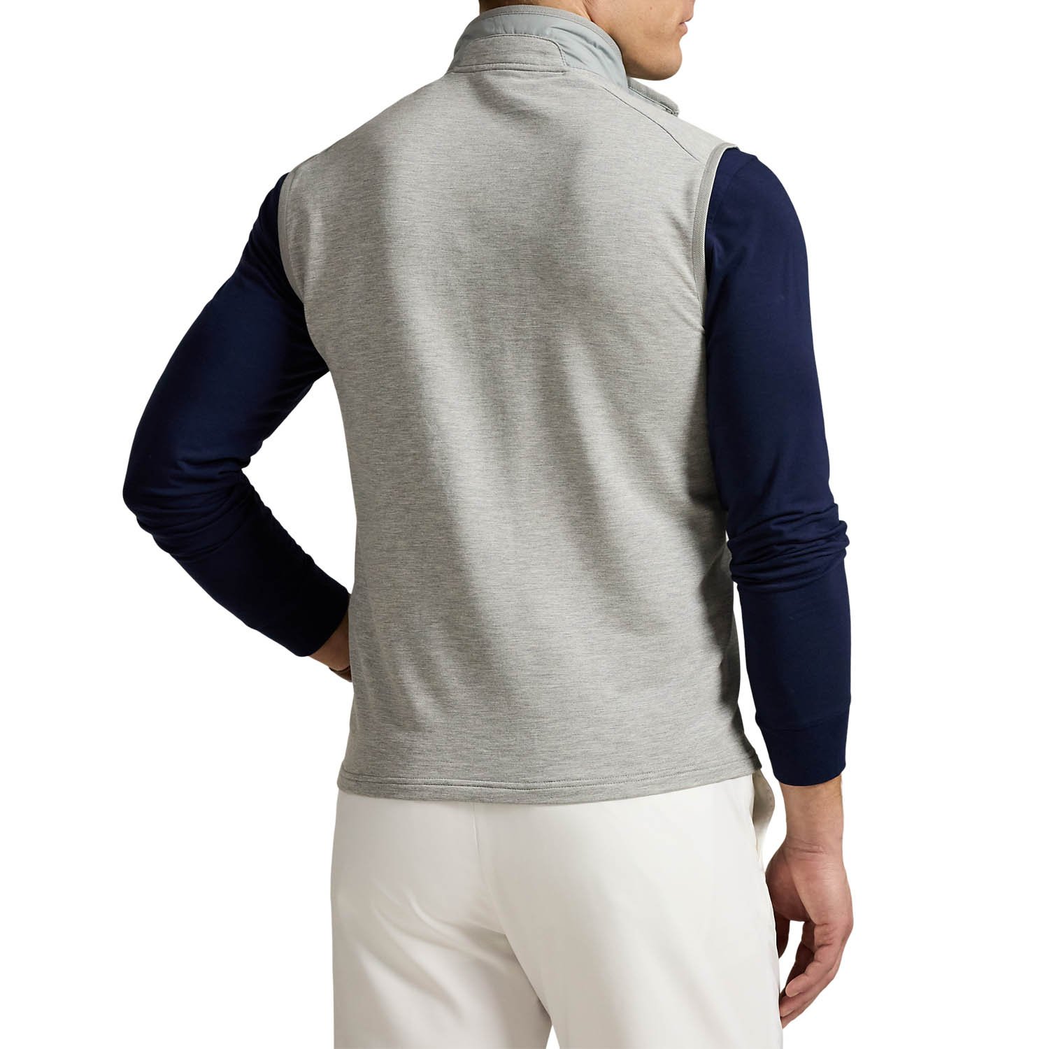 Knit Full Zip Vest Performance Wool Ralph Lauren