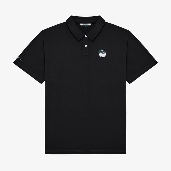 Fairway Baldwin Polo Schwarz Malbon Golf