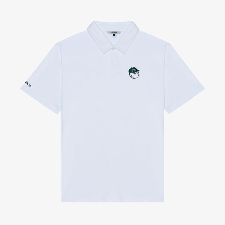 Fairway Baldwin Polo Weiß Malbon Golf