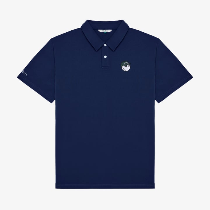 Fairway Baldwin Polo Blau Malbon Golf