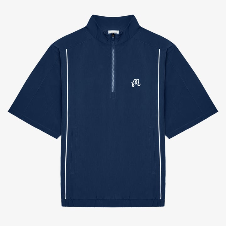 Links Windshirt Blå Malbon Golf