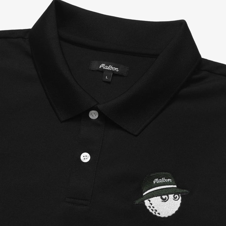 Cooper Core Polo Svart Malbon Golf