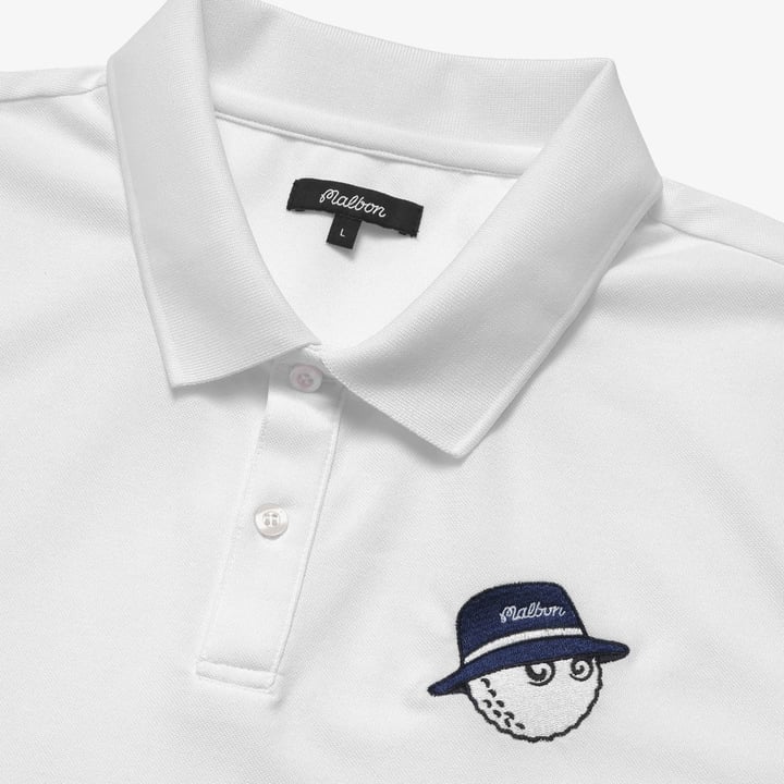 Cooper Core Polo Vit Malbon Golf