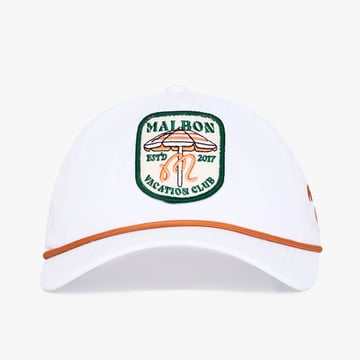 Vacation Club Nylon Rope Hat Weiß Malbon Golf