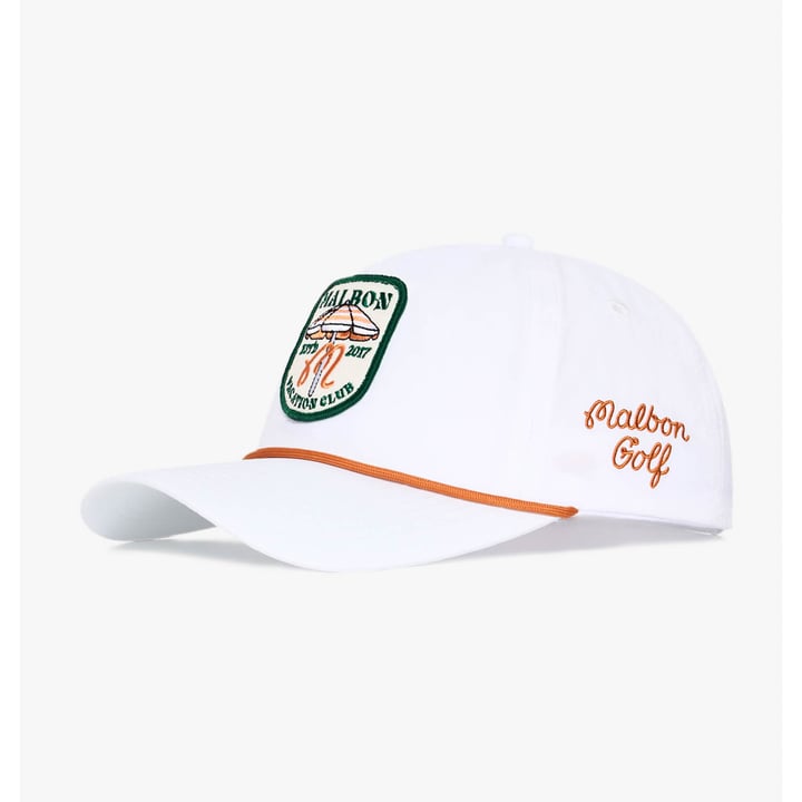 Vacation Club Nylon Rope Hat Weiß Malbon Golf