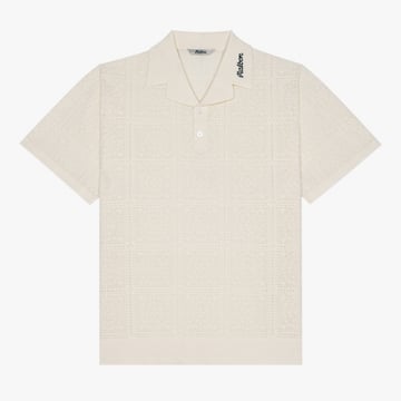 Resort Crochet Polo Blanche Malbon