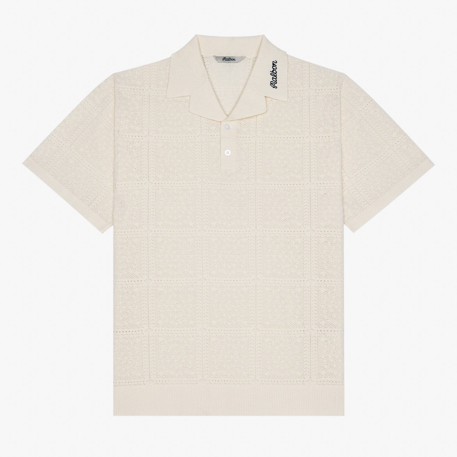Resort Crochet Polo Blanche Resort Crochet Polo Blanche
