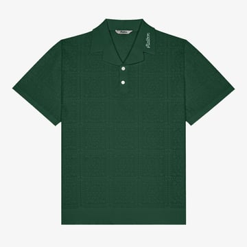 Resort Crochet Polo Vert Malbon