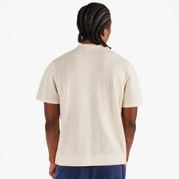 Resort Crochet Polo Blanche Malbon