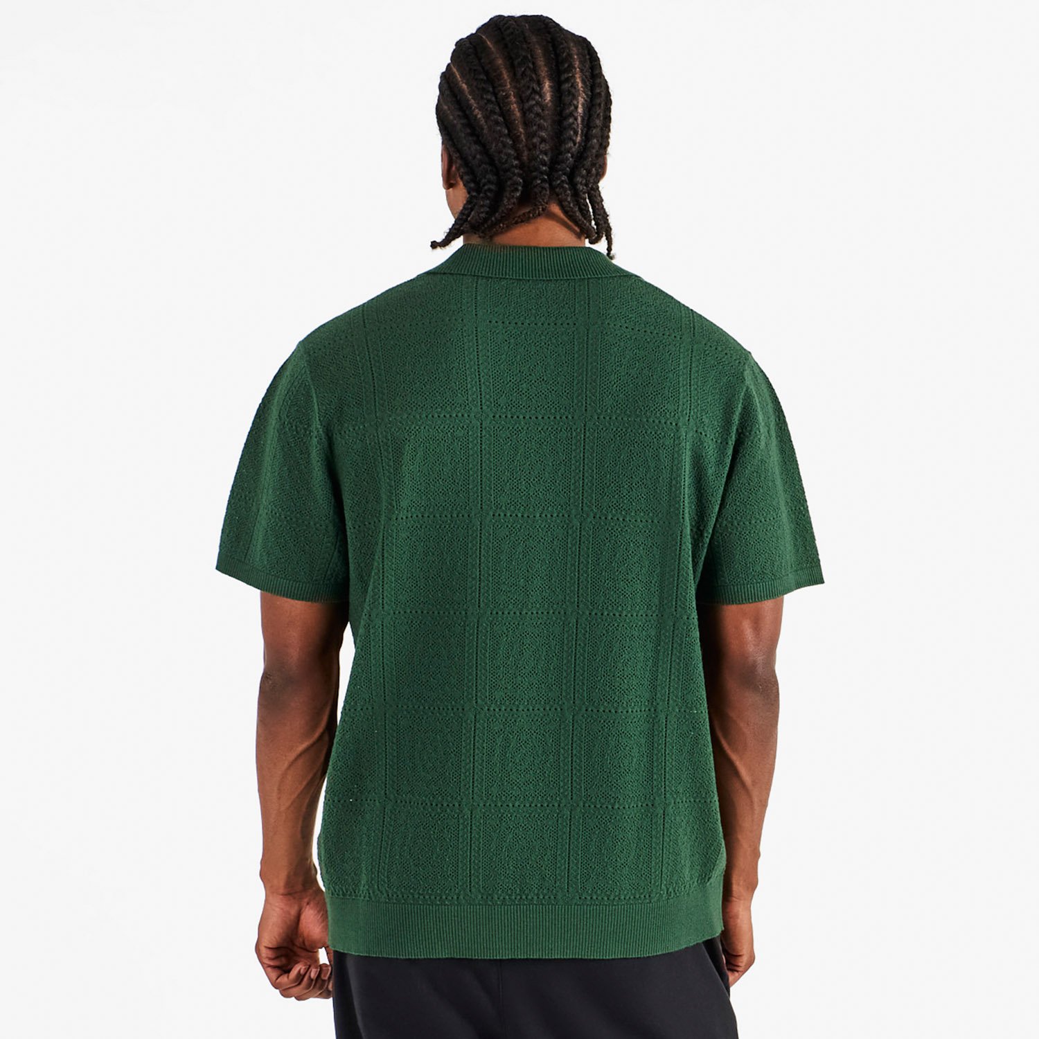 Resort Crochet Polo Vert Malbon Resort Crochet Polo Vert Malbon