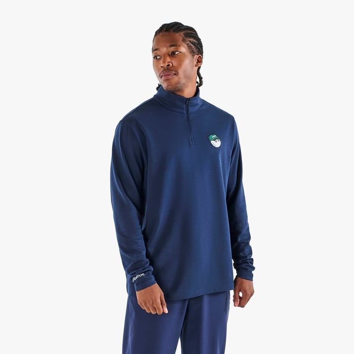 Flyer Midlayer Blå Malbon Golf