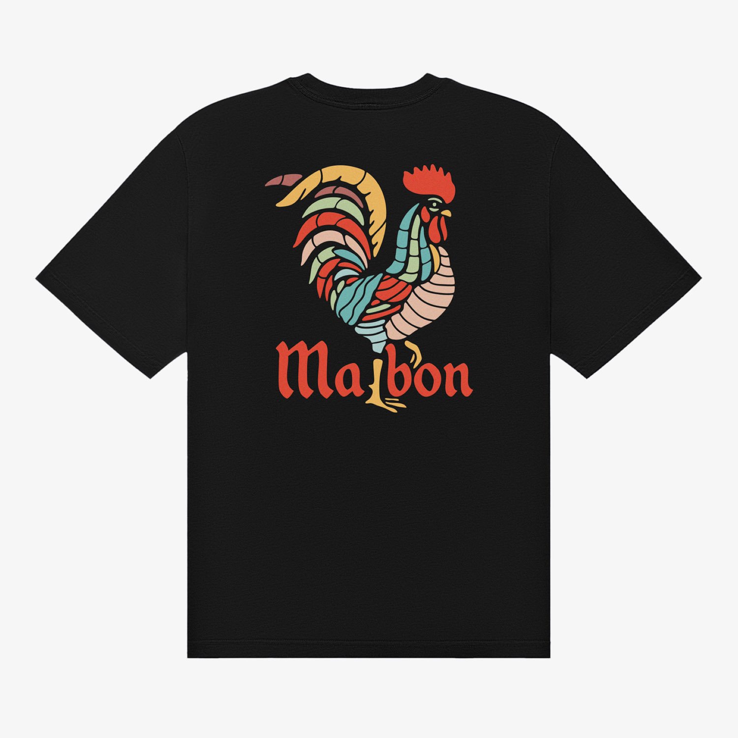 Bermuda Rooster Tee Black Malbon Bermuda Rooster Tee Black Malbon