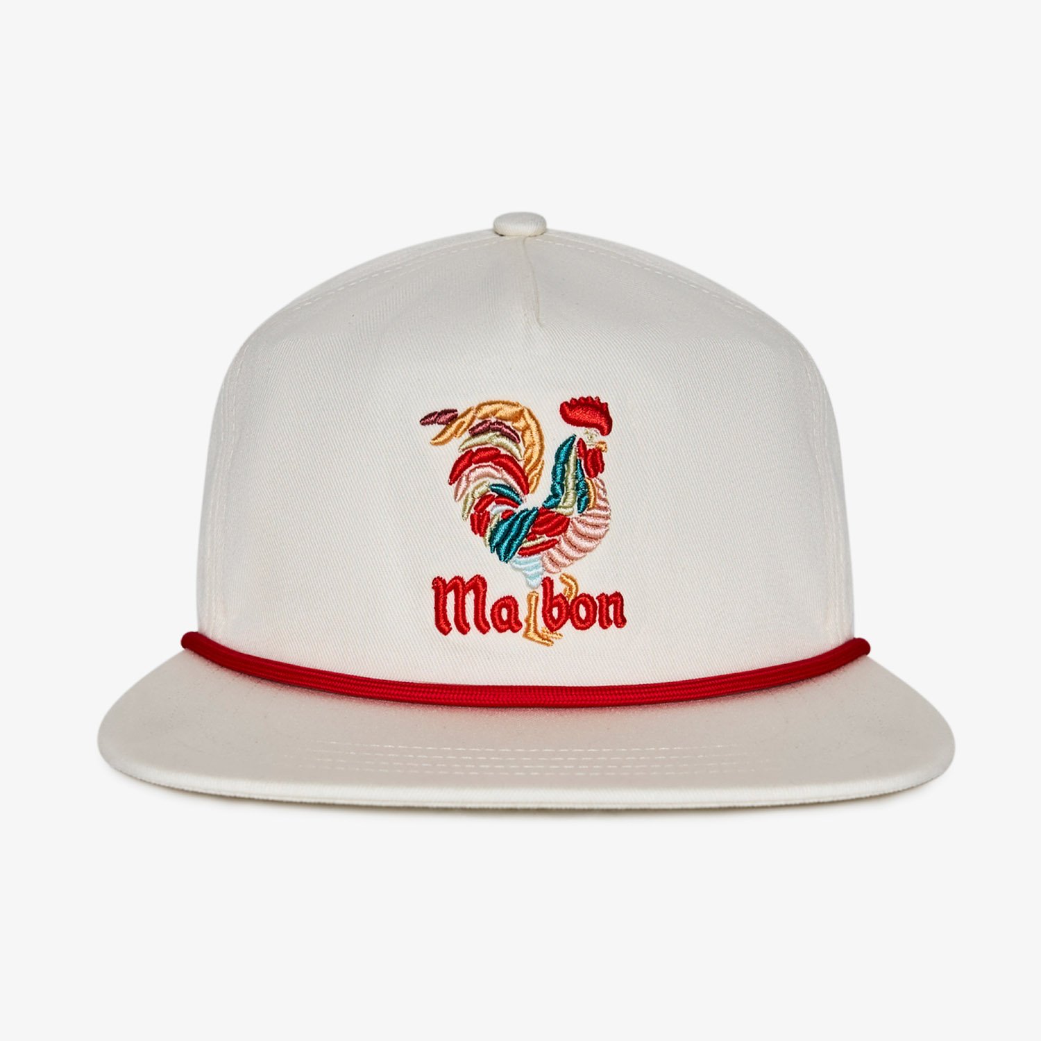 Rooster Snapback White Malbon Rooster Snapback White Malbon