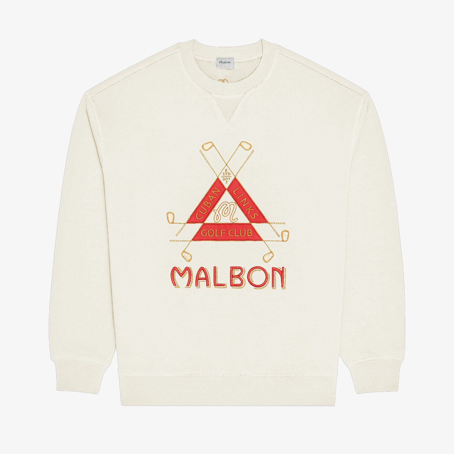 Trinity Crewneck White Malbon