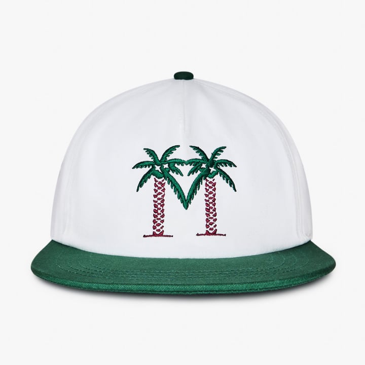 Palm Drive Snapback White Malbon