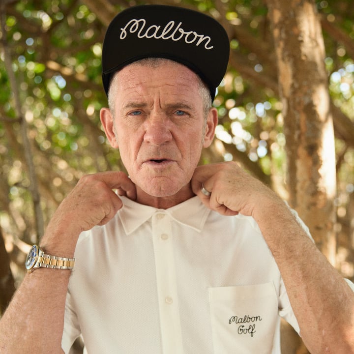 JP Osprey Polo White Malbon Golf JP Osprey Polo White Malbon Golf
