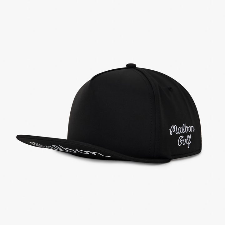 JP 5 Panel Hat Svart Malbon Golf
