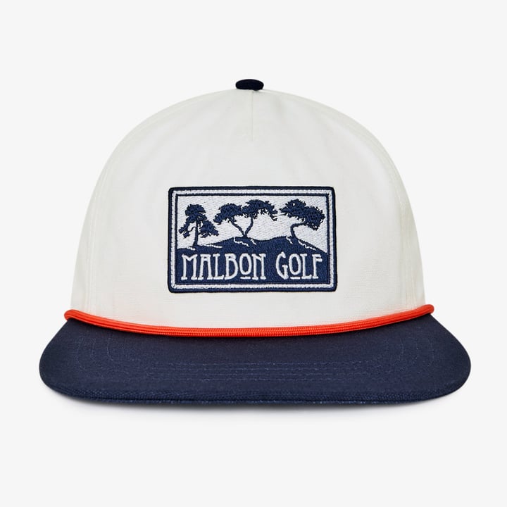 Torrey Pines Rope Hat Vit Malbon Golf