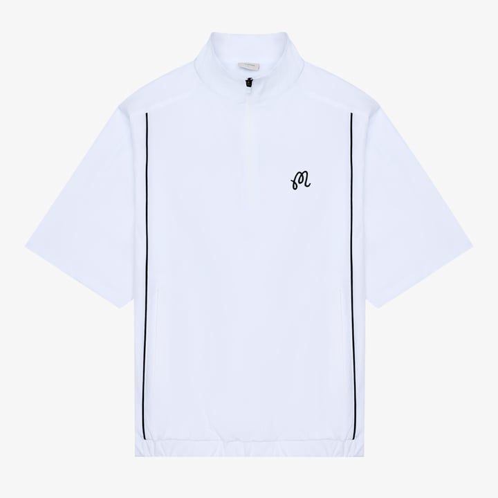 Links Windshirt Hvit Malbon Golf
