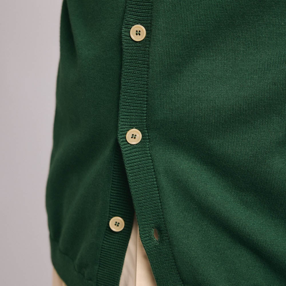 Knit Polo Grön Local Rule