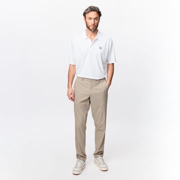 Tapered Lightweight Tech Pants Beige Local Rule