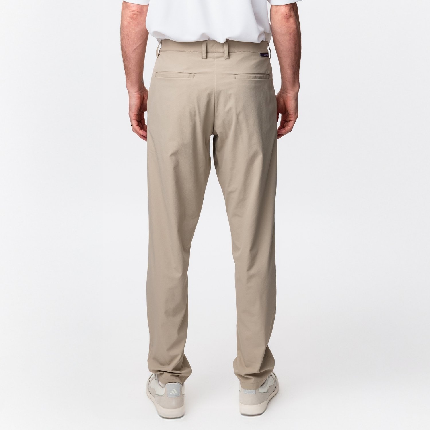 Tapered Lightweight Tech Pants Beige Local Rule