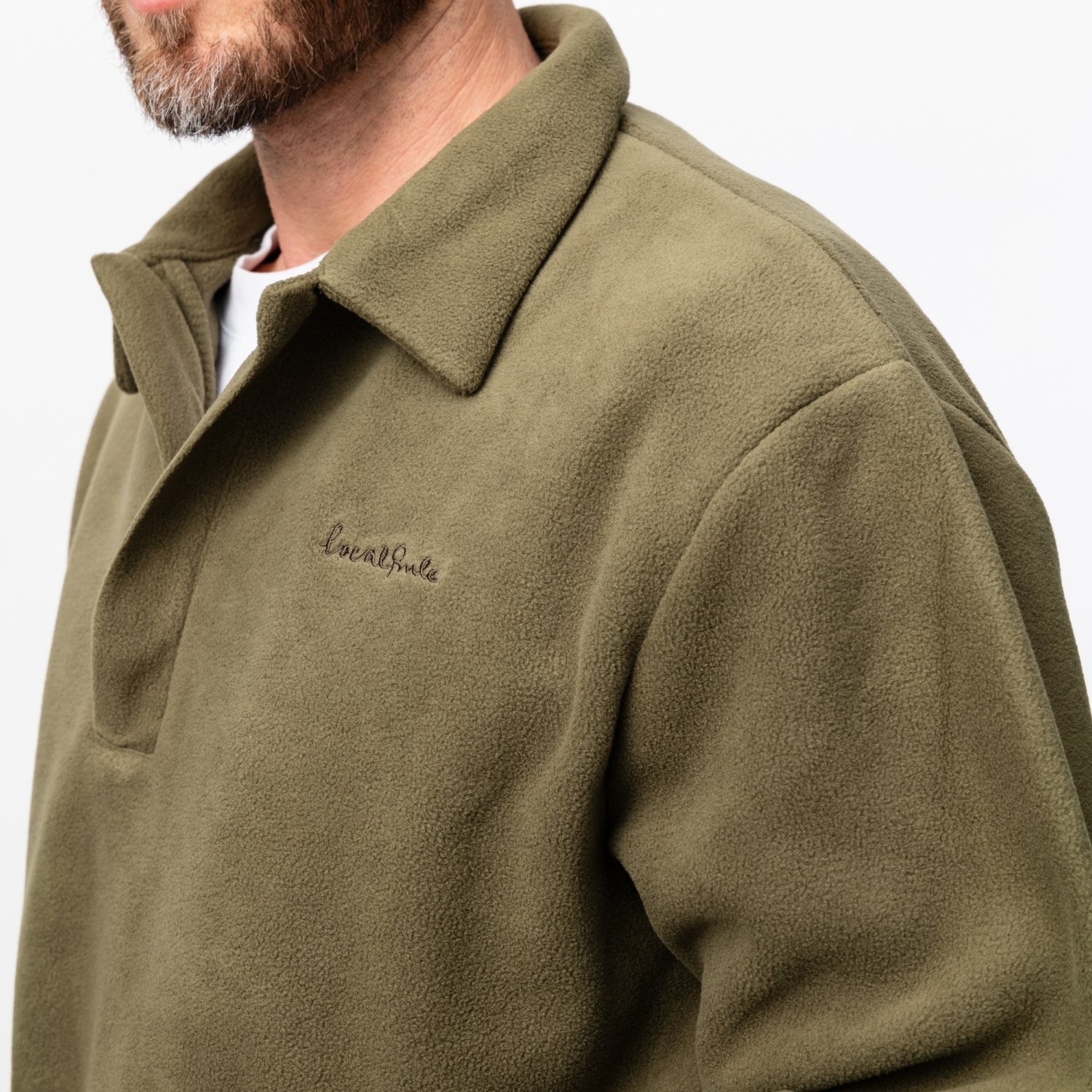 Q-Zip Placket Sweatshirt Local Rule