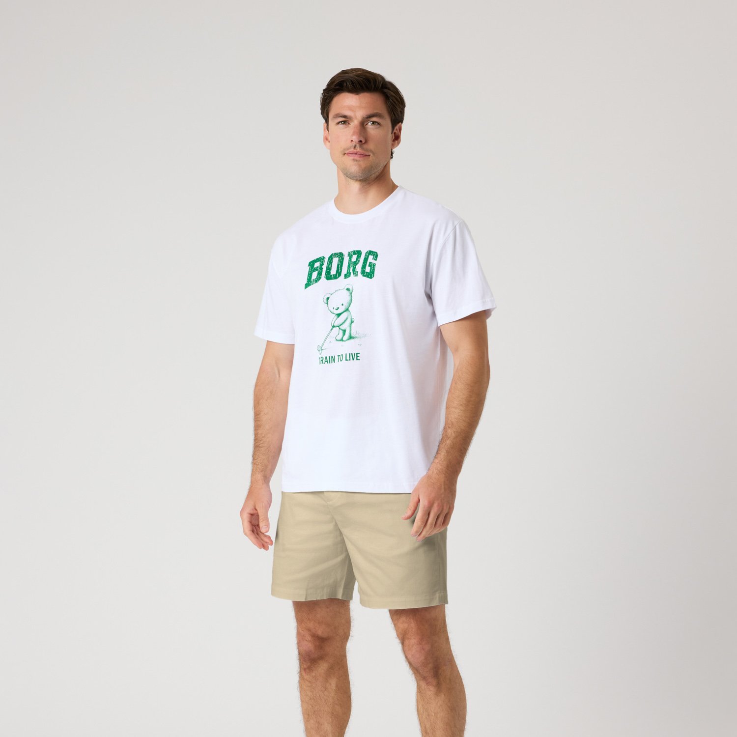 Borg Golf Chinos Shorts Beige Björn Borg