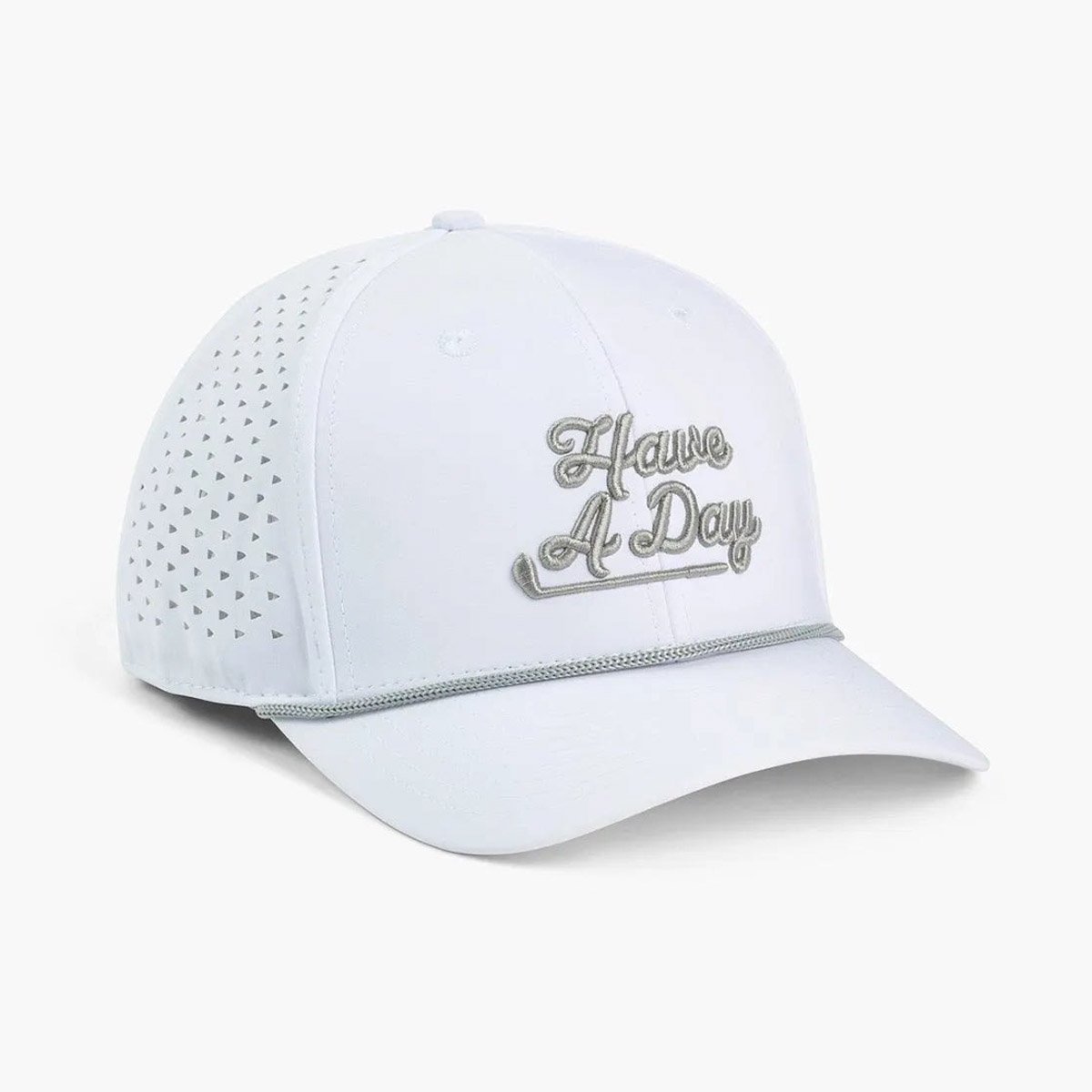 Have A Day Perforated Performance Hvid Breezy