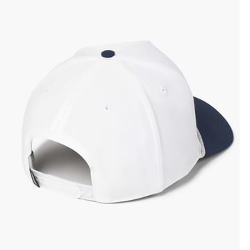 Flipped Breezy Hat Hvid Blå Breezy