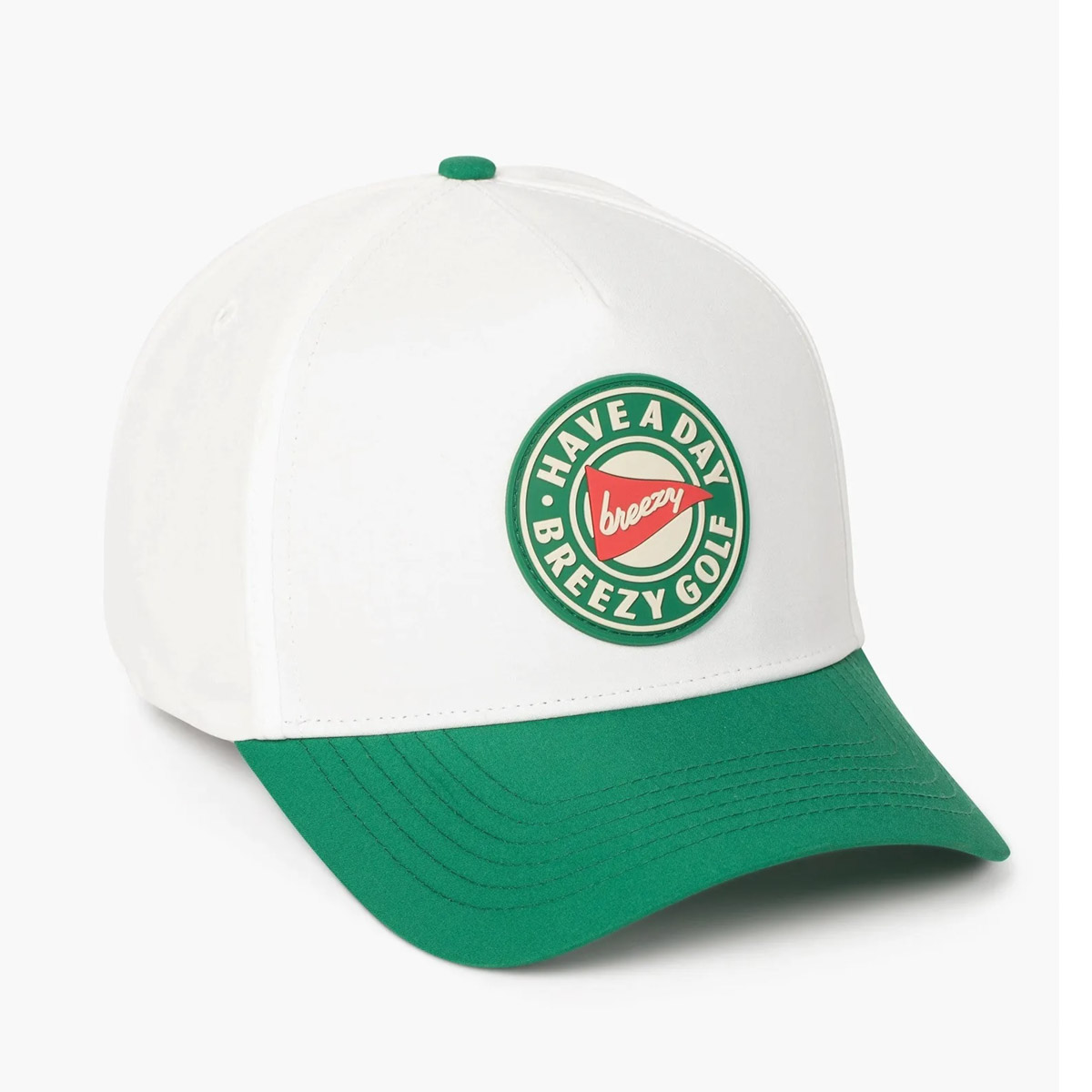 Hero Logo Hat Weiß Grün