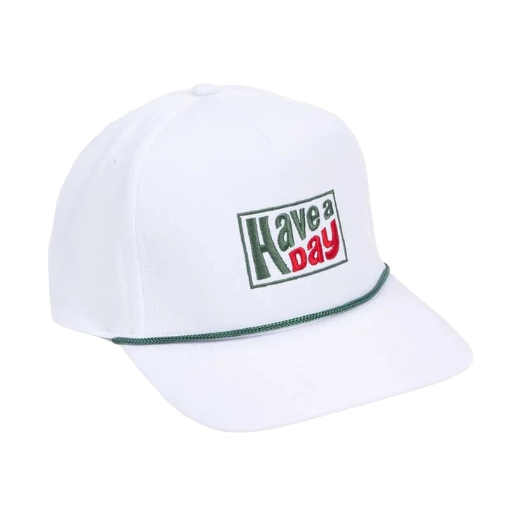 Have A Day Retro Rope Hat Vit Breezy