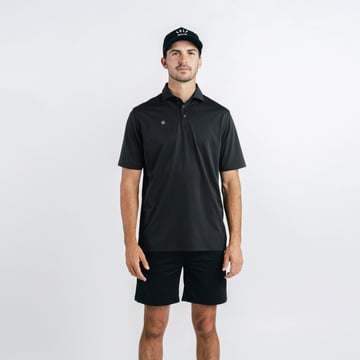 Chaperone S/S Polo Svart Students Golf