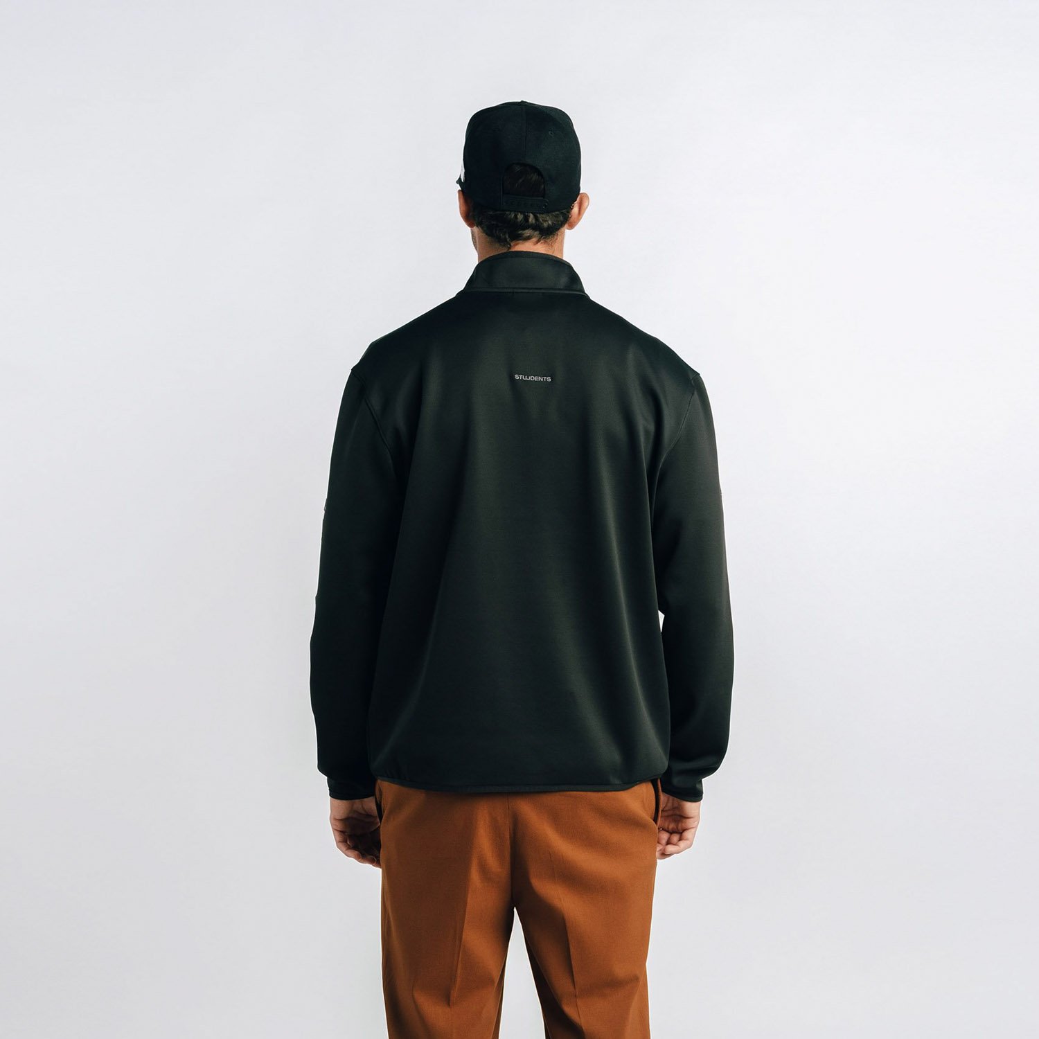 Starter Q-Zip Jacket Svart Students Golf Starter Q-Zip Jacket Svart Students Golf