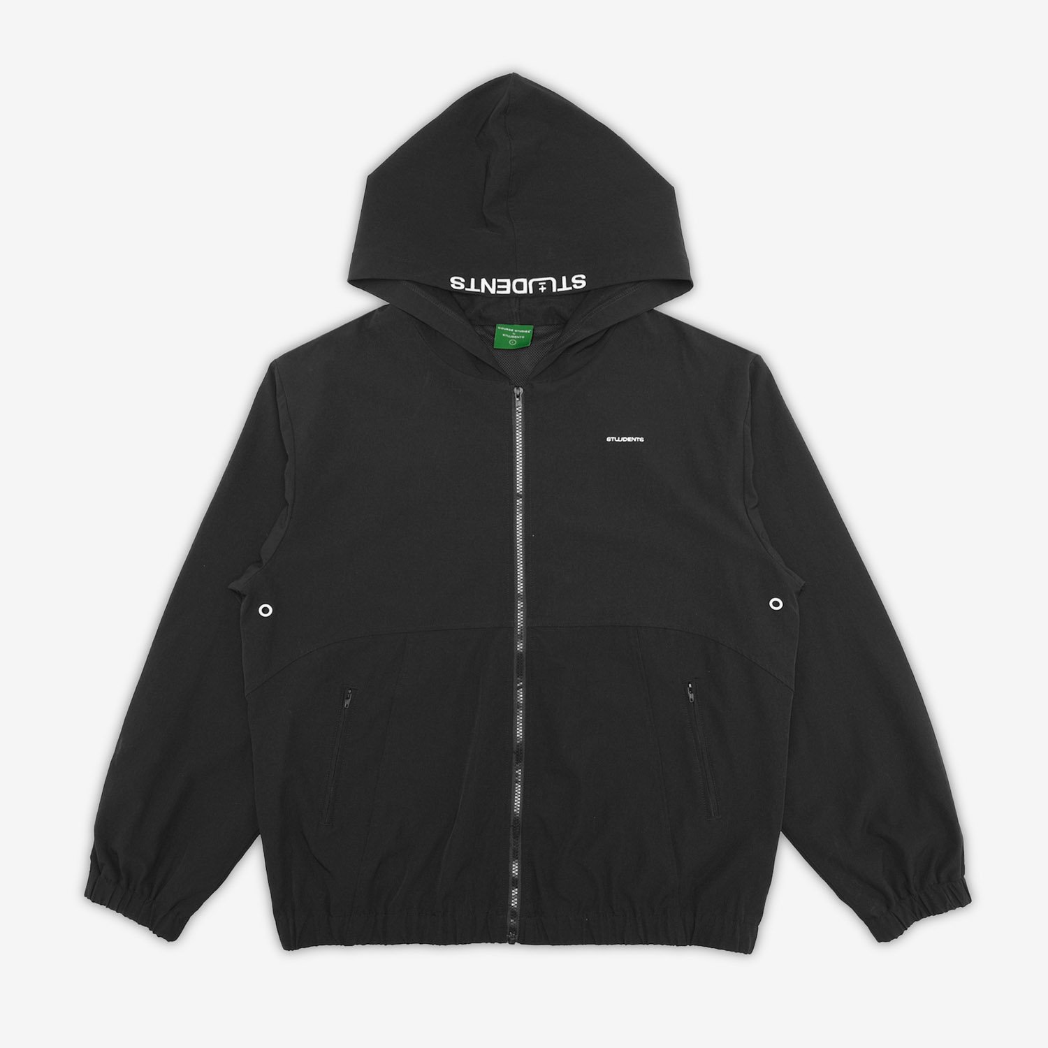 Camargo Nylon Hoodie Svart Students Golf Camargo Nylon Hoodie Svart Students Golf