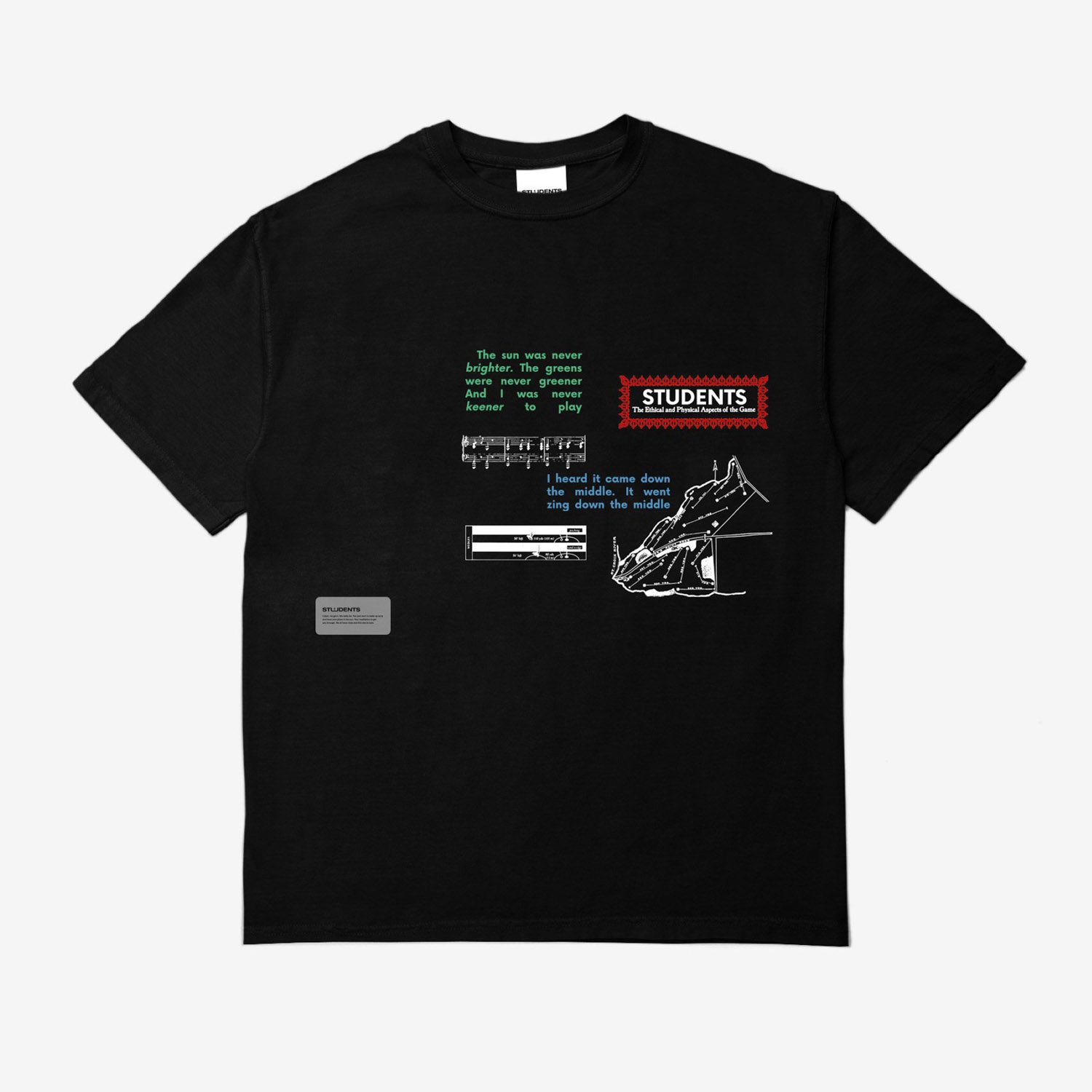 Golf Theory S/S T-Shirt Svart Students Golf Golf Theory S/S T-Shirt Svart Students Golf