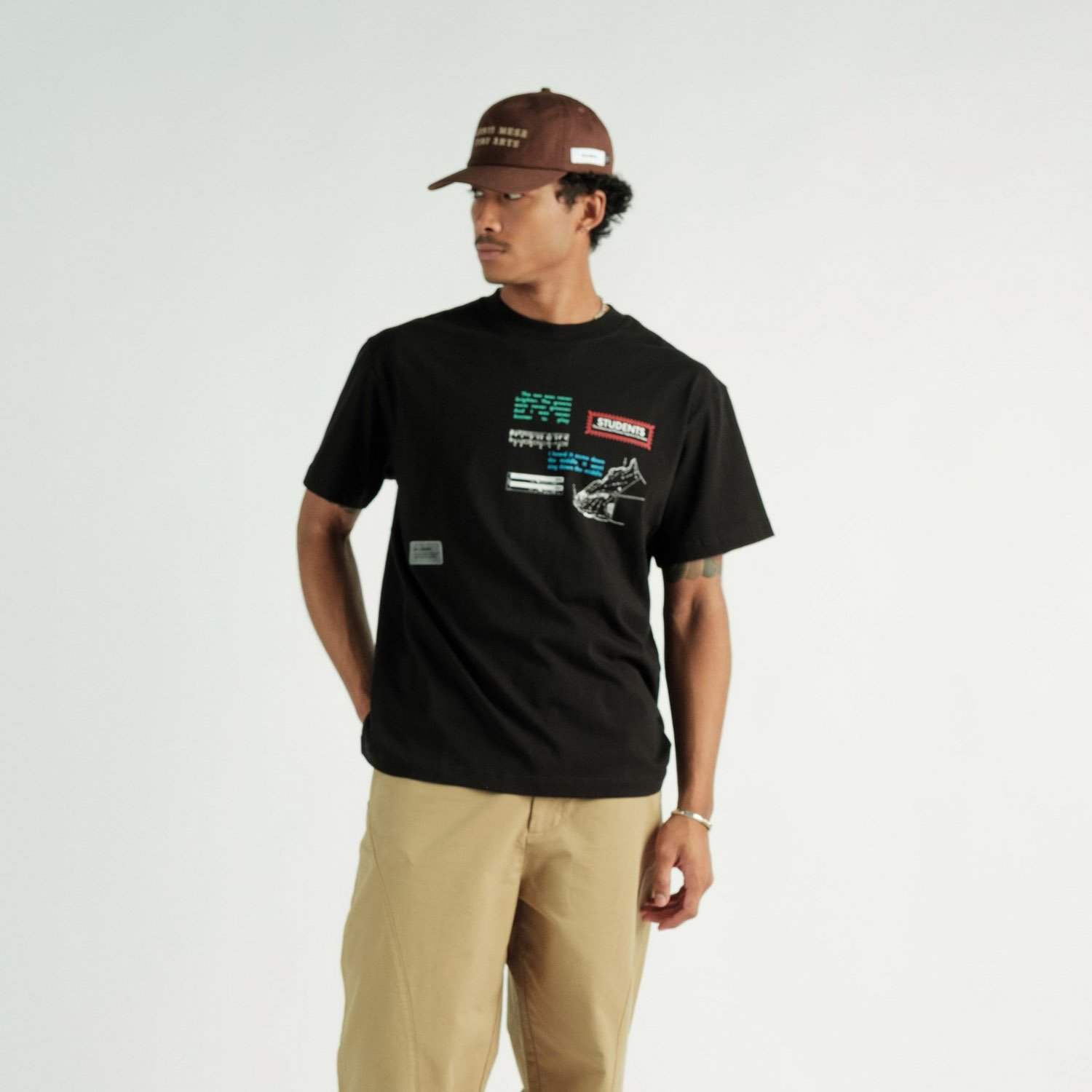 Golf Theory S/S T-Shirt Svart Students Golf Golf Theory S/S T-Shirt Svart Students Golf