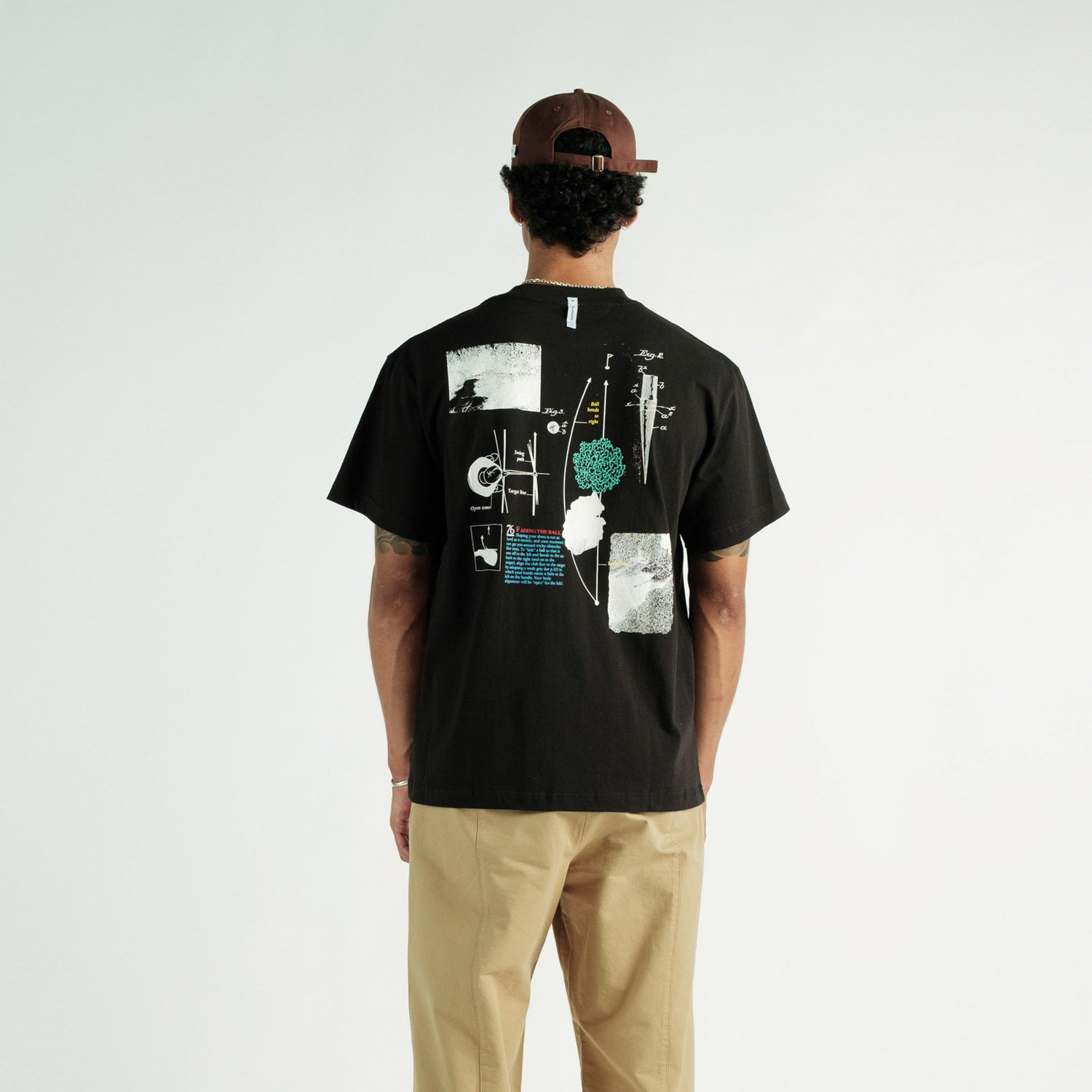 Golf Theory S/S T-Shirt Svart Students Golf Golf Theory S/S T-Shirt Svart Students Golf