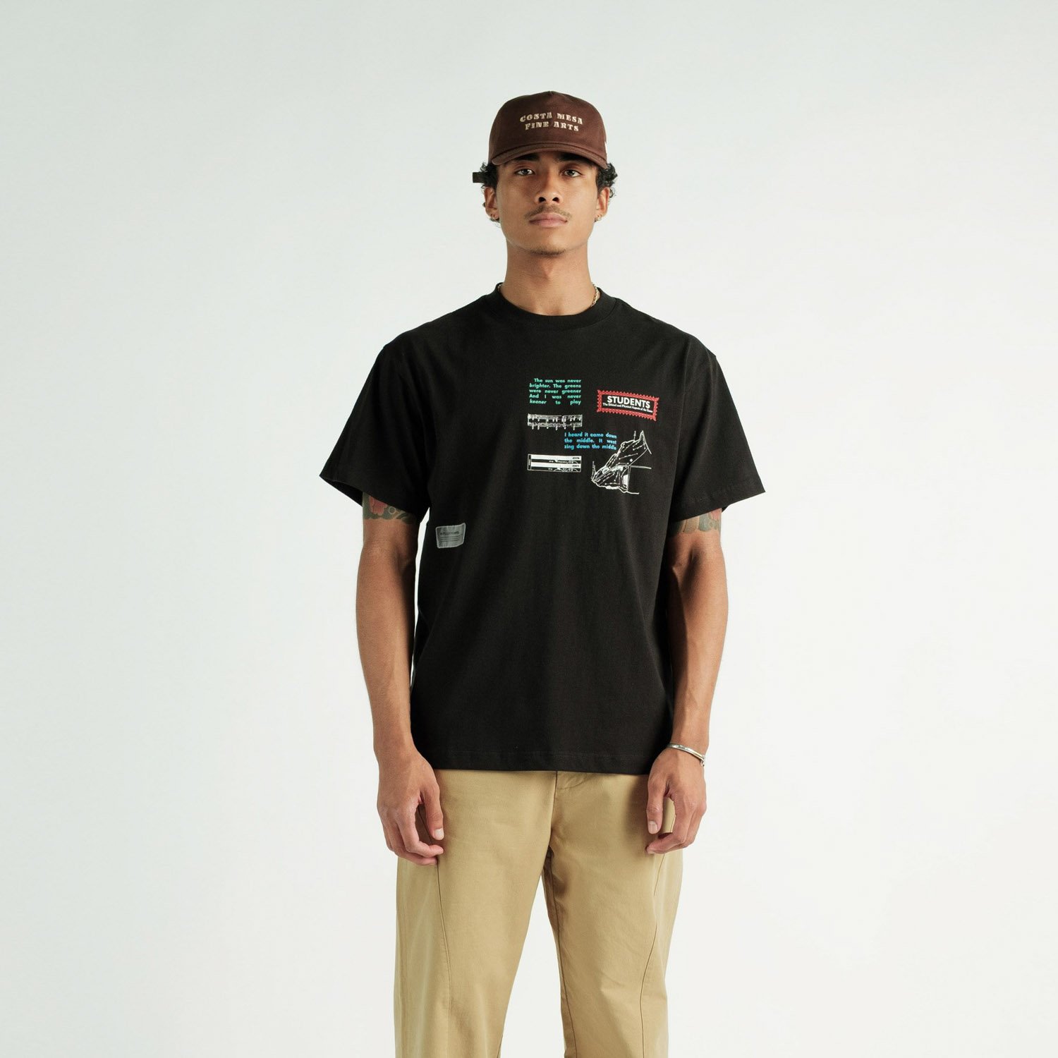 Golf Theory S/S T-Shirt Svart Students Golf Golf Theory S/S T-Shirt Svart Students Golf
