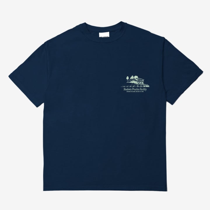 Practice Facility S/S T-Shirt Blå Students Golf